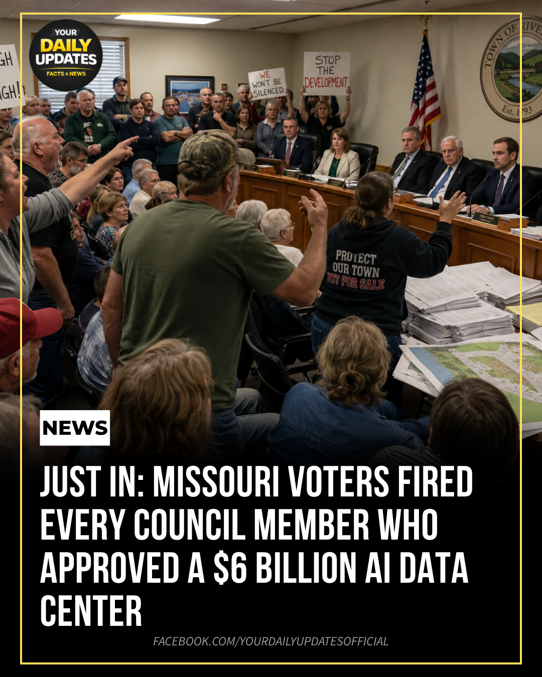 Just In: Missouri Voters Fired Every Council Member Who Approved a $6 Billion AI Data Center