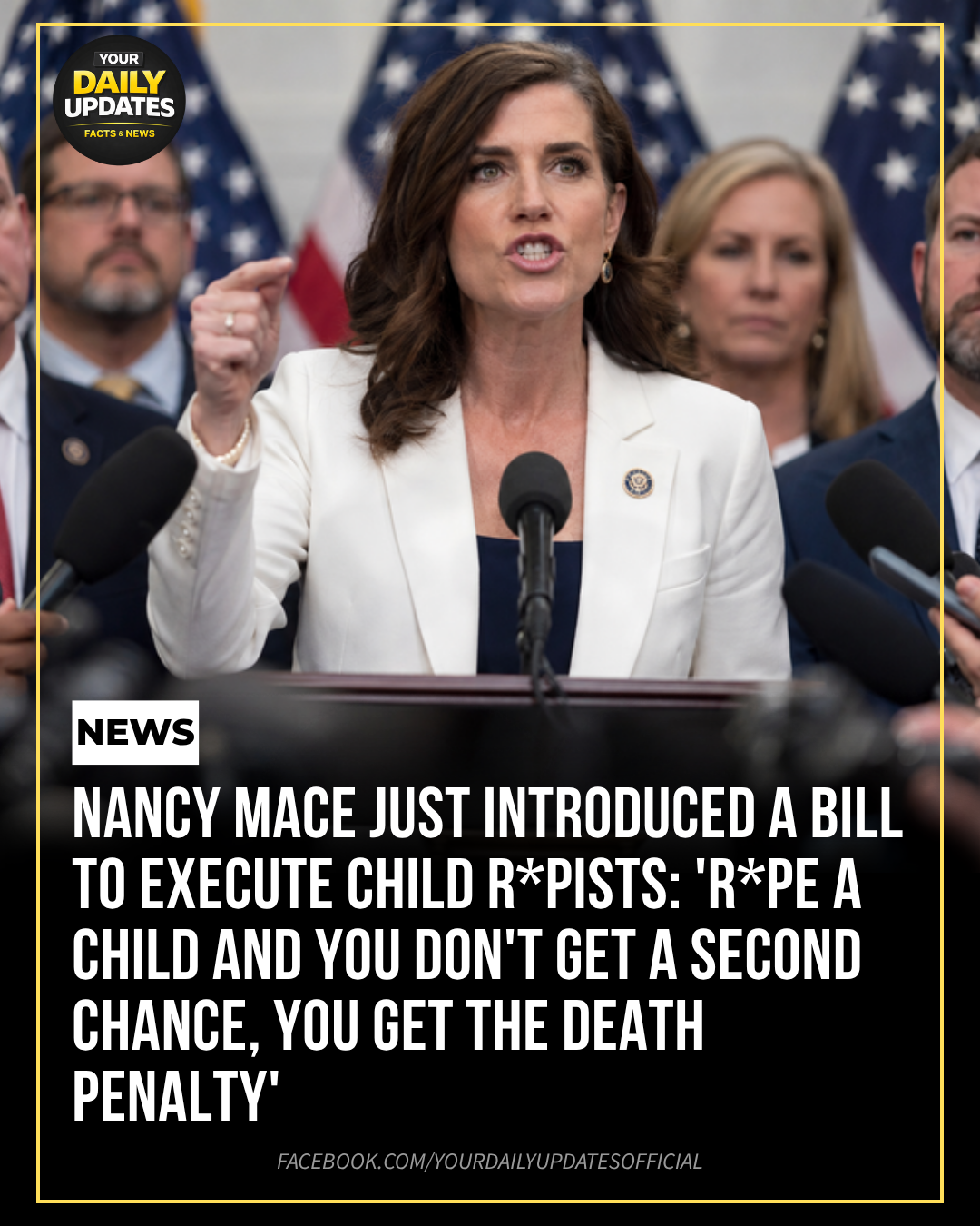 Nancy Mace Just Introduced a Bill to Execute Child Rapists