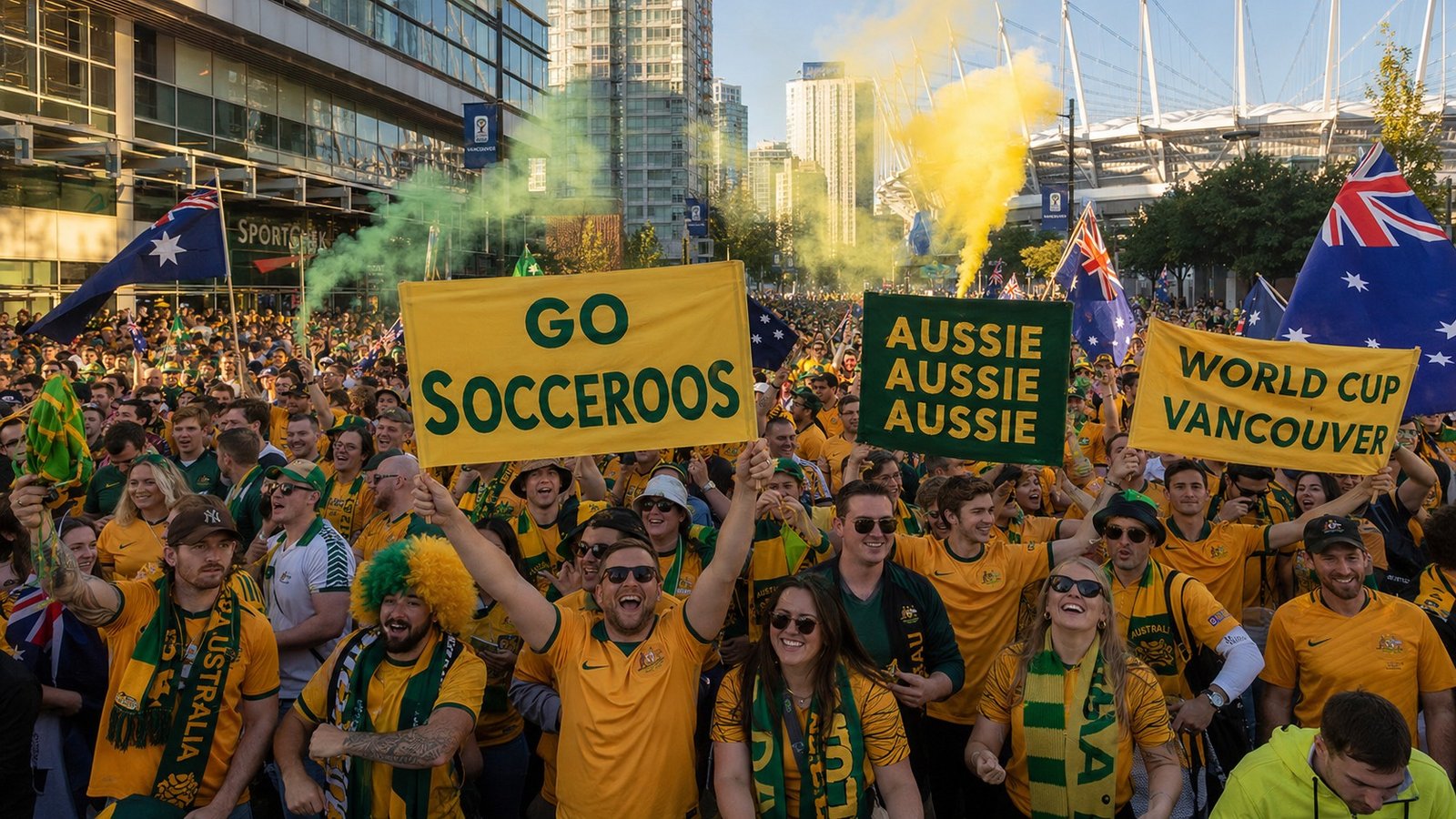 10,000 Aussie World Cup Fans Took Over Downtown Vancouver With a Viral Chant Aimed at Donald Trump 10,000 Aussie World Cup Fans Took Over Downtown Vancouver With a Viral Chant Aimed at Donald Trump