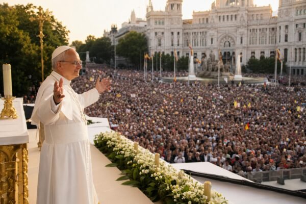 PopeLeoMadrid12MillionMass Image1 600x400