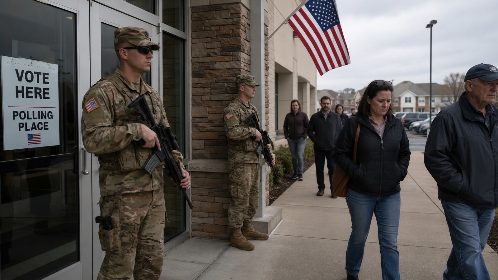 Senate Democrats Introduce Bill to Bar Any President From Sending Troops to Polling Places Without Congress's Approval Senate Democrats Introduce Bill to Bar Any President From Sending Troops to Polling Places Without Congress’s Approval