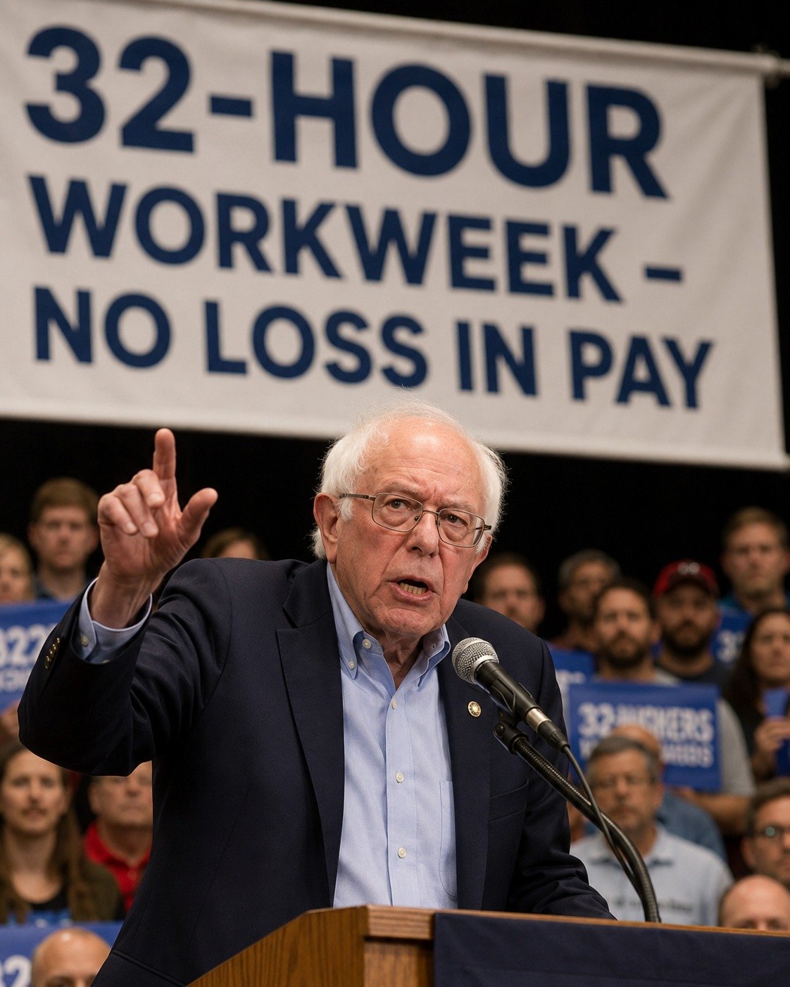 Bernie Sanders Is Still Fighting to Cut the Workweek to 32 Hours – With No Cut to Your Pay